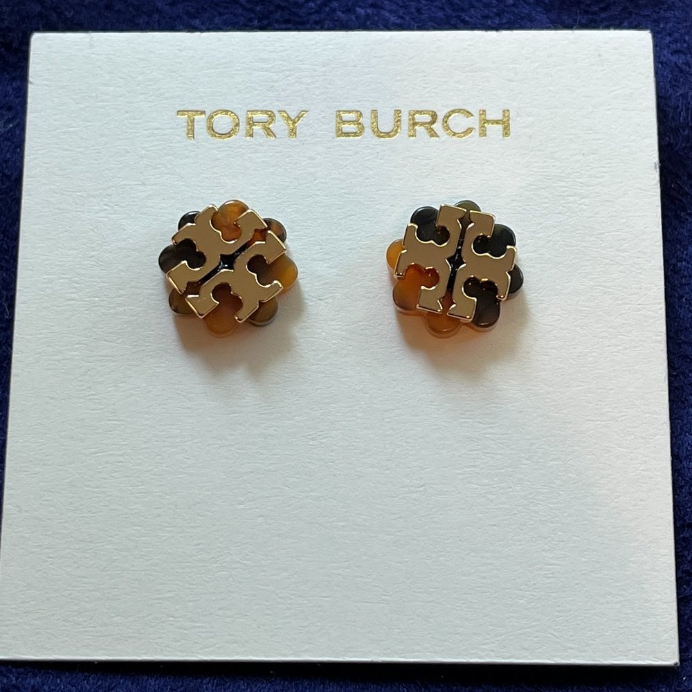 RELIST - Tory Burch Flower Stud Earring